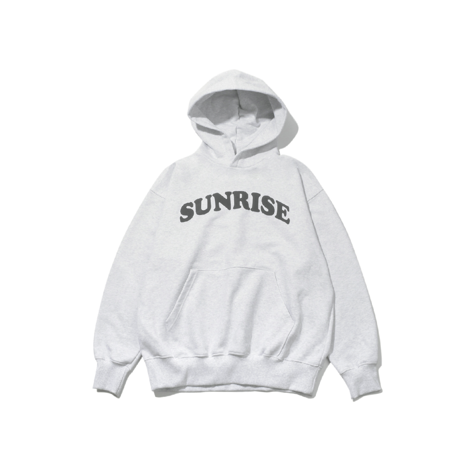 Sunrise hoodie melange white