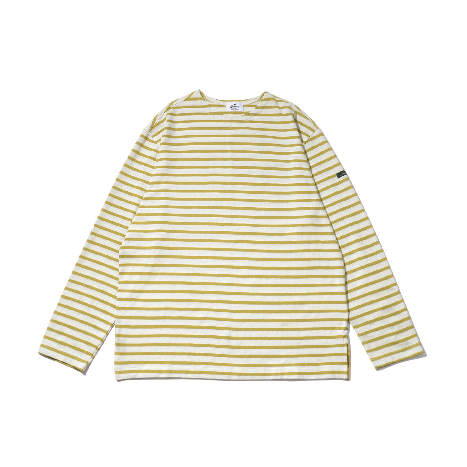 Classic stripe t-shirt mustard