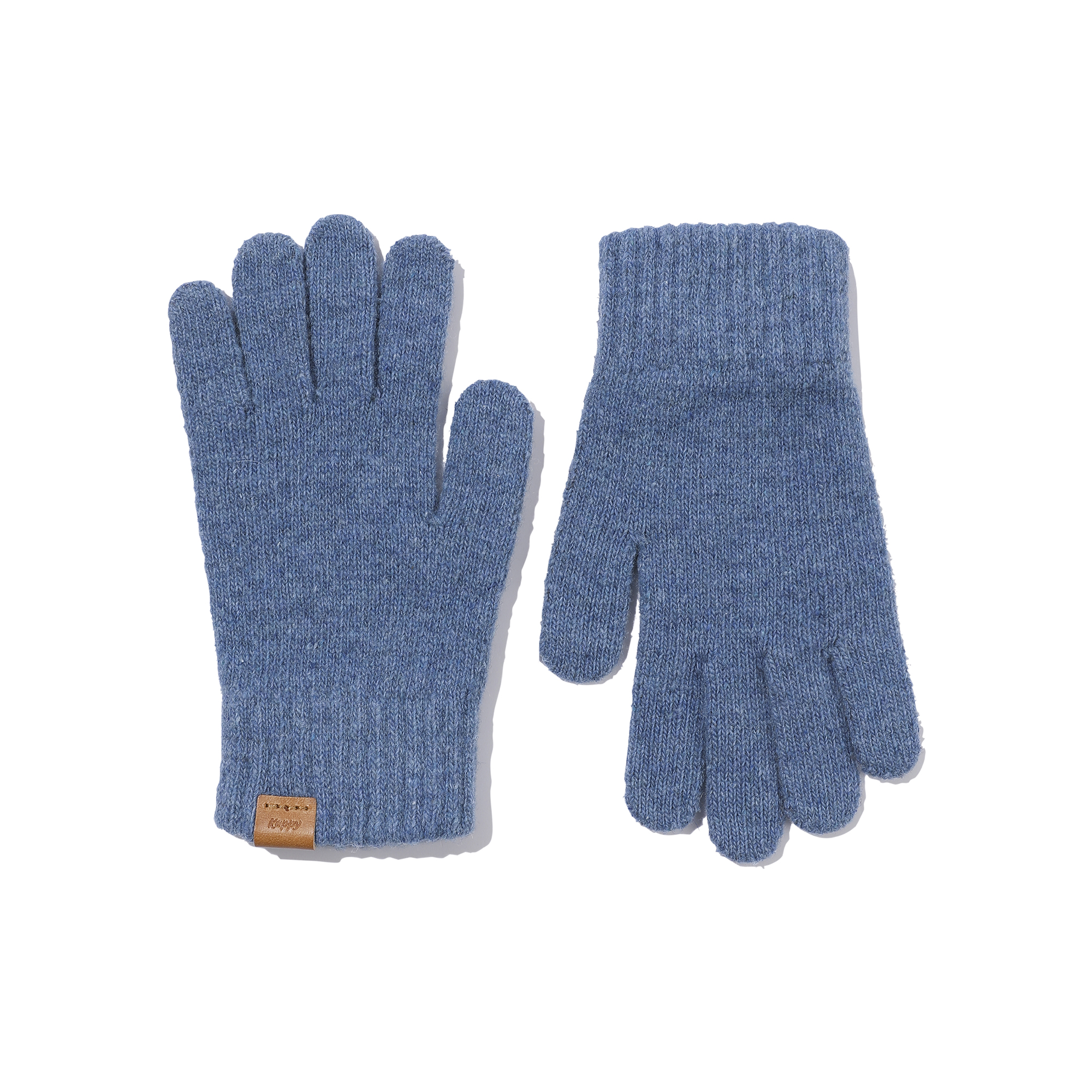 Classic wool gloves blue