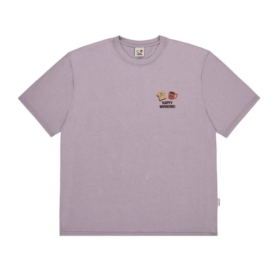 [5/3 예약출고] Kappy morning half t-shirt (TORU FUKUDA EDITION) lilac