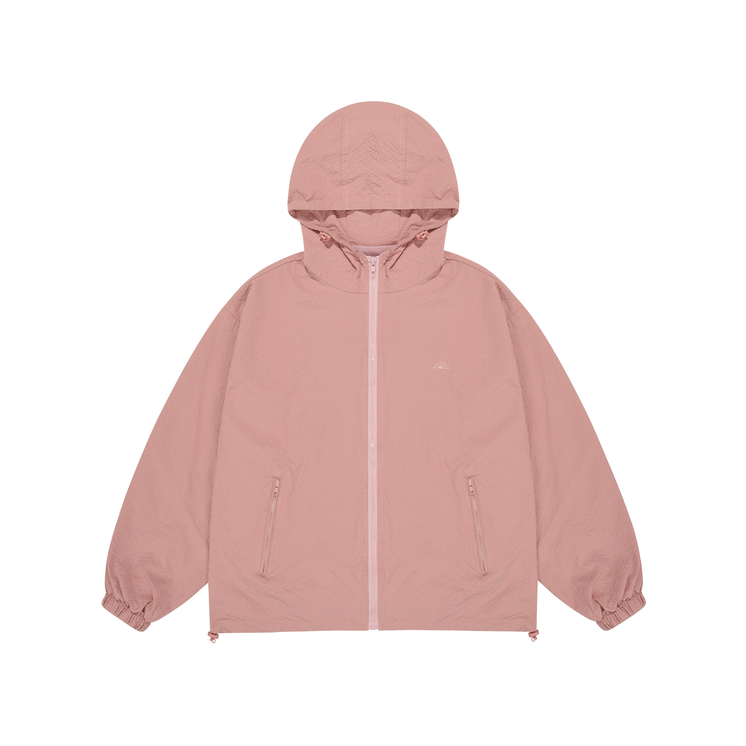 Light hoodie windbreaker pink